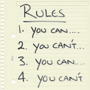 How appropriate that this picture came from an article subtitled, "Rules for Making Rules"!