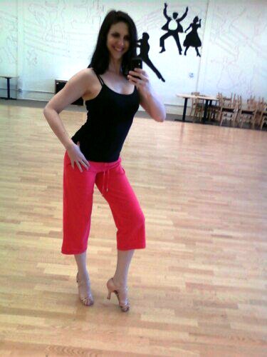 Tammy in the Dance Mirror