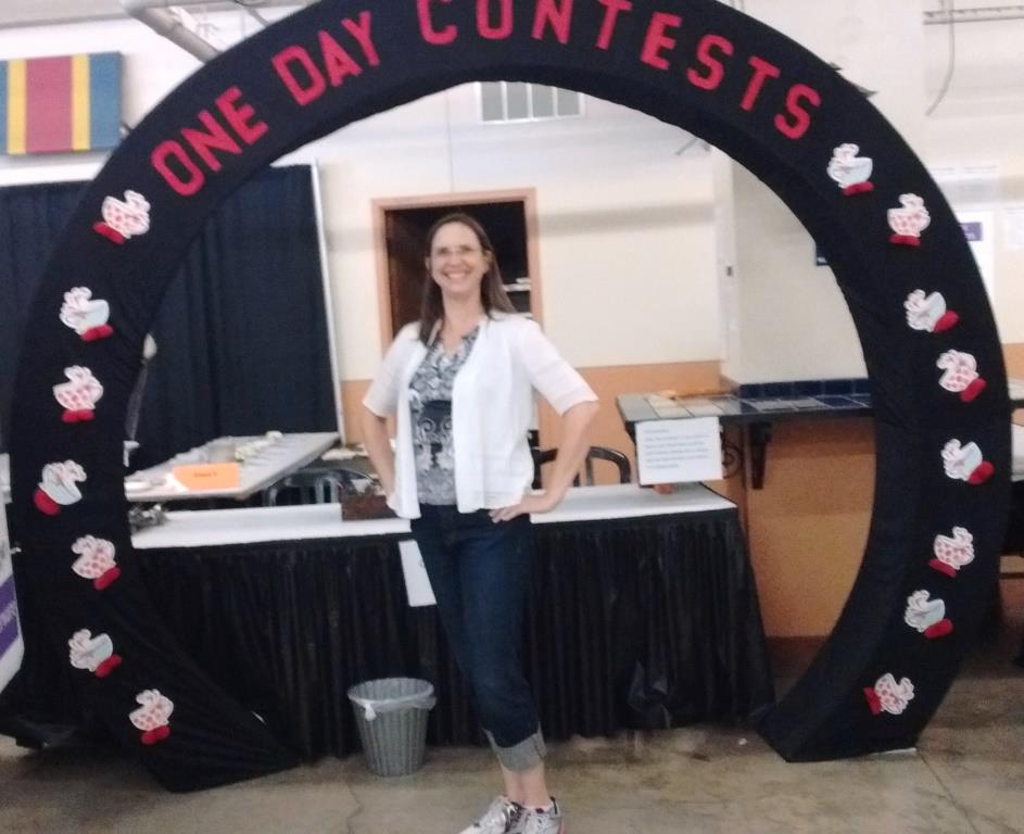 Tammy at Cheese Competition